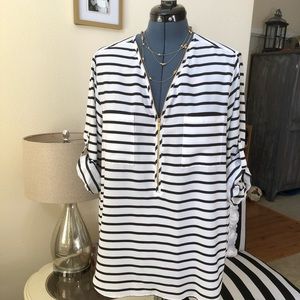 Striped Calvin Klein Blouse